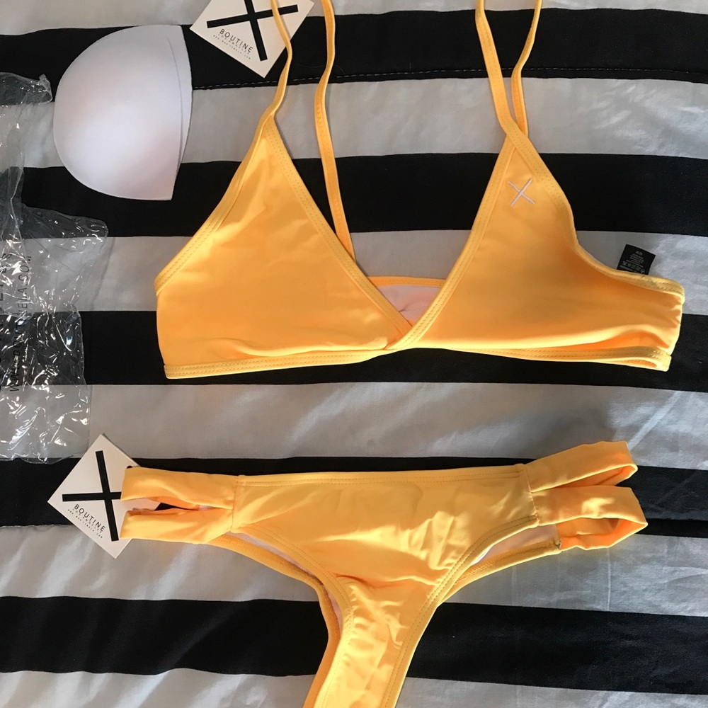 COPY - Lily Yellow Boutine LA Bikini